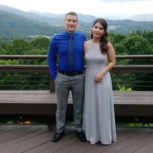 Lulus long grey dress